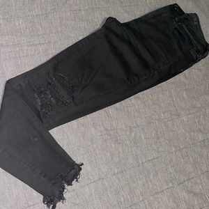 American Eagle Black High Rise Jegging (6S)